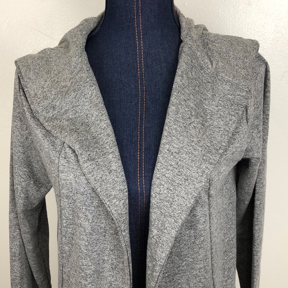 SPLASH Long Gray Sweater Cardigan w Long Sleeves - Picture 2 of 8